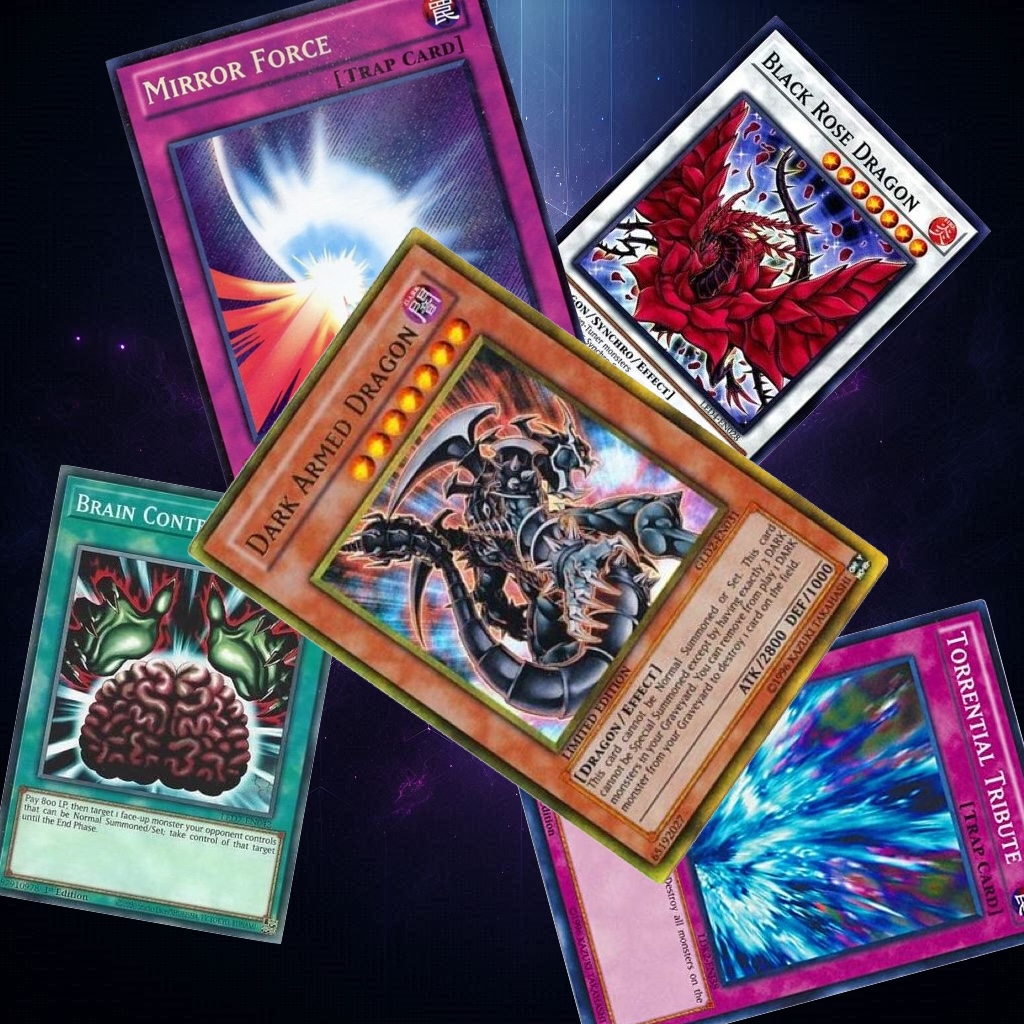Cartes Yu-Gi-Oh format Retro emblématiques